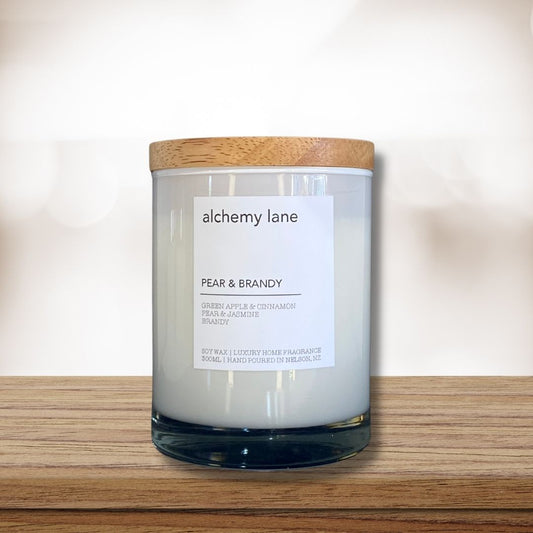 Pear & Brandy - Soy Wax Candle - 300ml